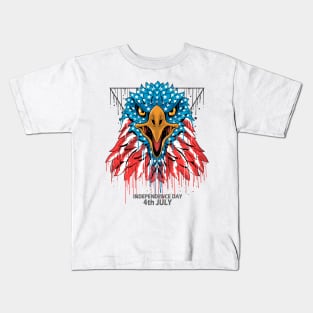eagle head USA American Kids T-Shirt